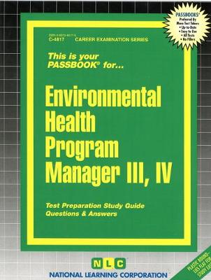 Book cover for Environmental Health Program Manager III, IV