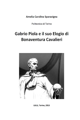 Book cover for Gabrio Piola e il suo Elogio di Bonaventura Cavalieri