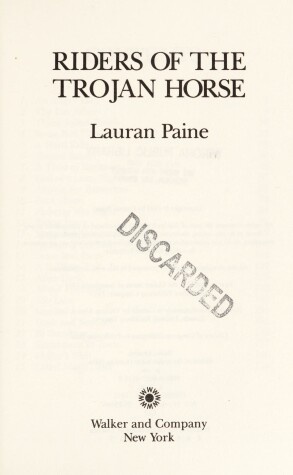 Book cover for Riders of the Trojan Horse