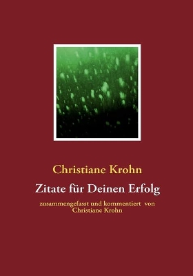 Cover of Zitate für Deinen Erfolg