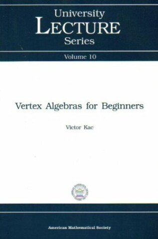 Cover of Vertex Algebras for Beginners