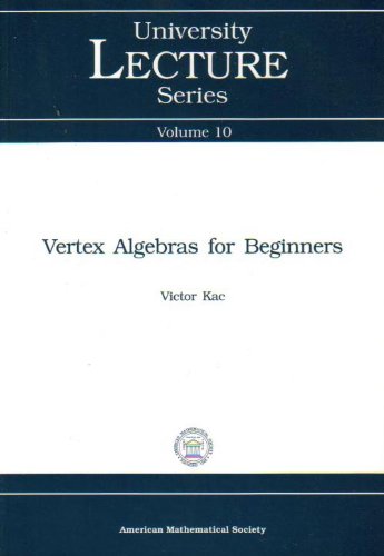 Book cover for Vertex Algebras for Beginners