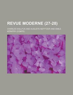 Book cover for Revue Moderne (27-28)