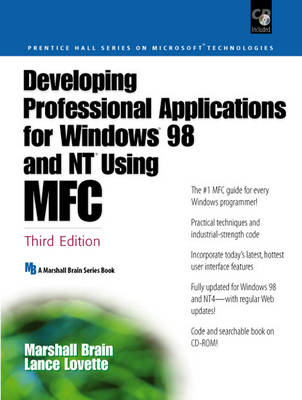 Book cover for Developing Professional Applications for Windows 98 and NT Using MFC