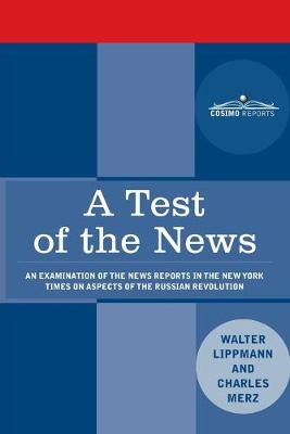 Book cover for A Test of the News