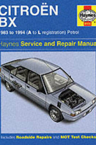 Cover of Citroen BX Service and Repair Manual