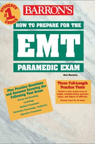 Cover of How to Prepare for the EMT Paramedic Exam