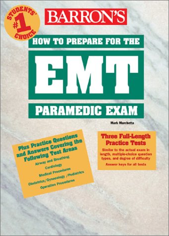 Book cover for How to Prepare for the EMT Paramedic Exam
