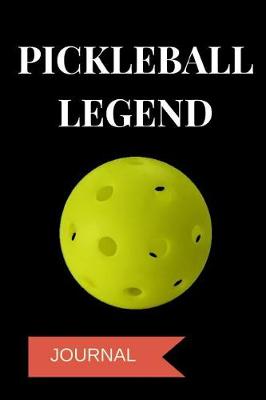 Book cover for Pickleball Legend Journal