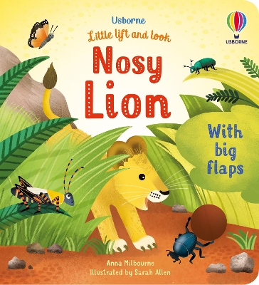 Book cover for Little Lift and Look Nosy Lion