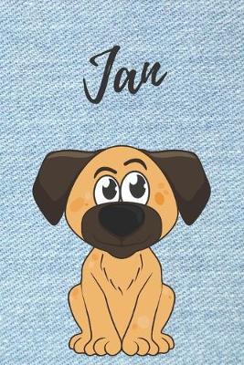 Book cover for Jan Hunde-Notizbuch / Malbuch / Tagebuch