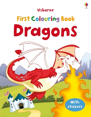 Book cover for First Colouring Book Dragons