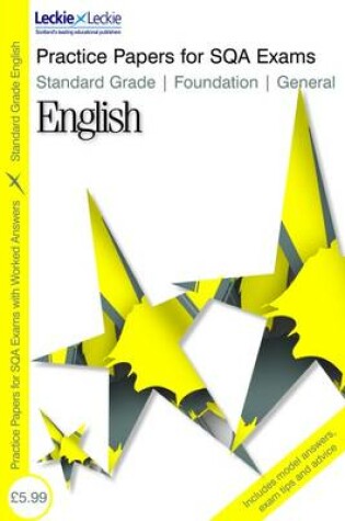 Cover of Standard Grade Foundation/General English Practice Papers for SQA Exams