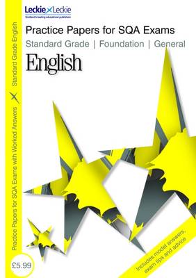 Book cover for Standard Grade Foundation/General English Practice Papers for SQA Exams