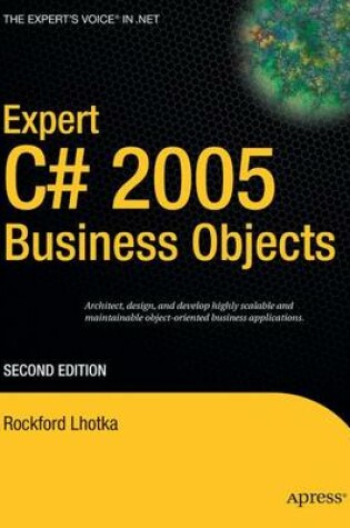Cover of Expert C# 2005 Business Objects