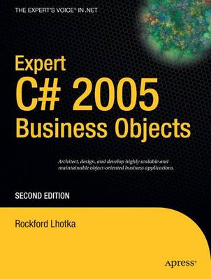 Cover of Expert C# 2005 Business Objects