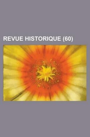 Cover of Revue Historique (60)