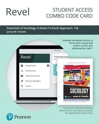 Book cover for Revel for Essentials of Sociology