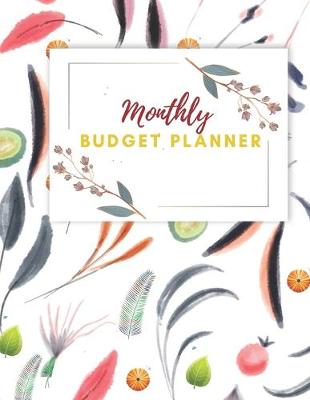 Book cover for Monthly Budget Planner