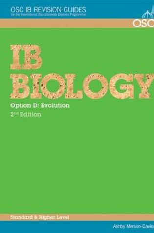 Cover of IB Biology - Option D: Evolution Standard and Higher Level