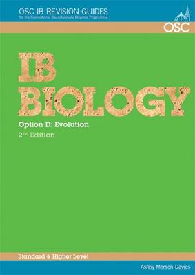 Cover of IB Biology - Option D: Evolution Standard and Higher Level