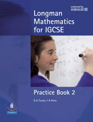 Book cover for Longman Mathematics for IGCSE Practice Book 2