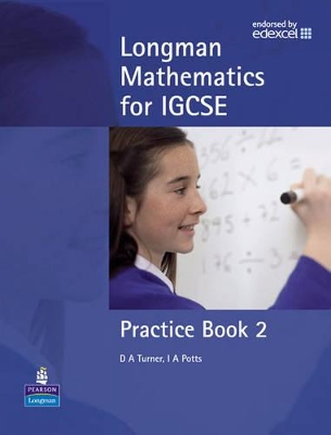 Book cover for Longman Mathematics for IGCSE Practice Book 2