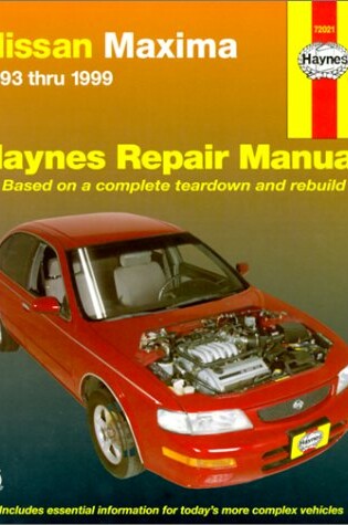 Cover of Nissan Maxima Automotive Repair Manual