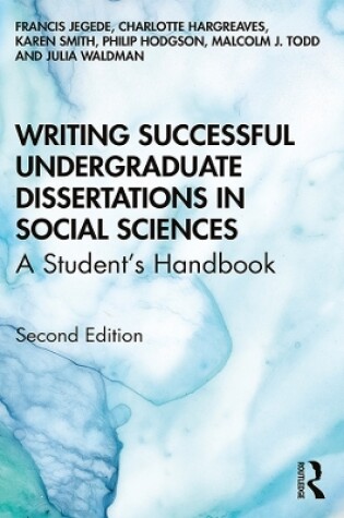 Cover of Writing Successful Undergraduate Dissertations in Social Sciences