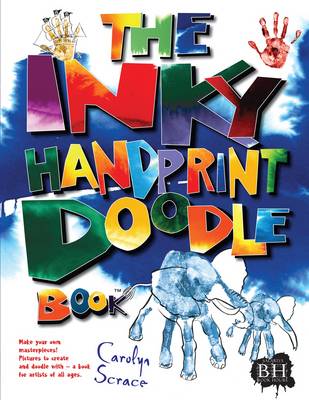 Book cover for The Inky Handprint Doodle Book