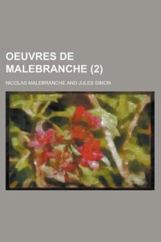 Cover of Uvres de Malebranche (2)