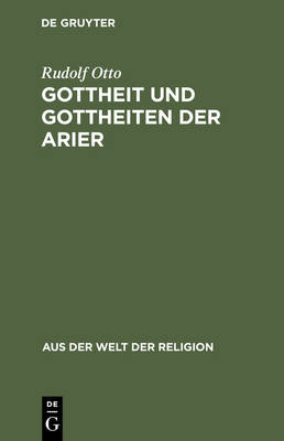 Cover of Gottheit Und Gottheiten Der Arier