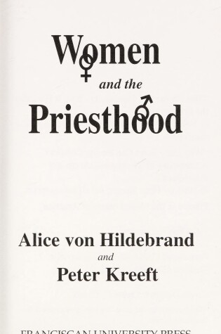 Cover of Women and the Priesthood