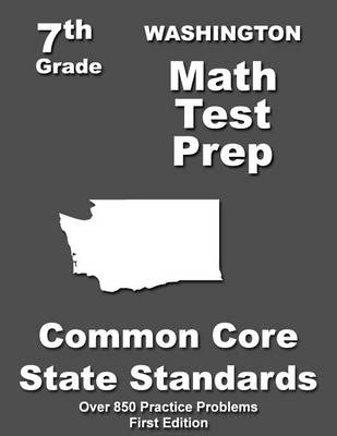 Book cover for Washington 7th Grade Math Test Prep