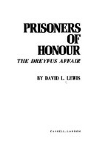 Cover of Prisoners of Honour