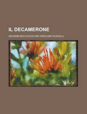 Book cover for Il Decamerone