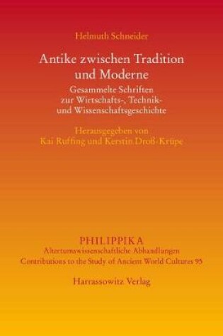 Cover of Antike Zwischen Tradition Und Moderne