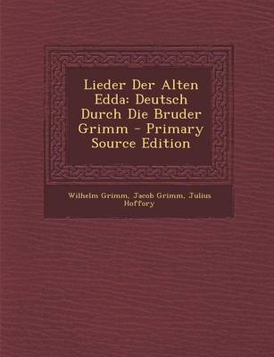 Book cover for Lieder Der Alten Edda