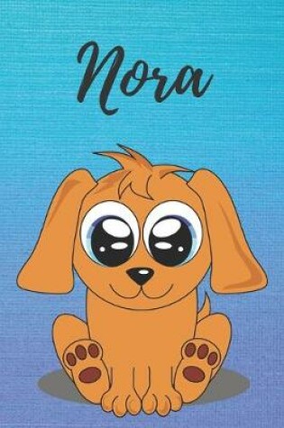 Cover of Nora dog coloring book / notebook / journal / diary