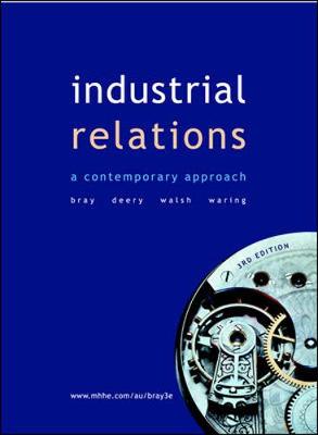 Book cover for Industrial Relations: A Contemporary Approach