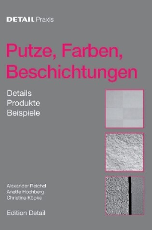 Cover of Putze, Farben, Beschichtungen