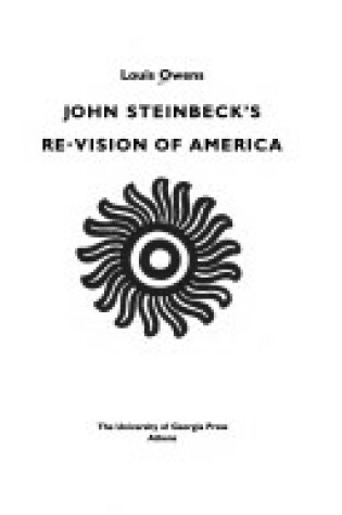 Cover of John Steinbeck's Re-vision of America