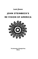 Book cover for John Steinbeck's Re-vision of America