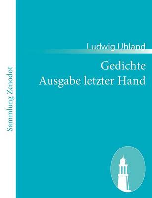 Book cover for Gedichte Ausgabe letzter Hand