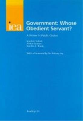 Book cover for Government: Whose Obedient Servant?