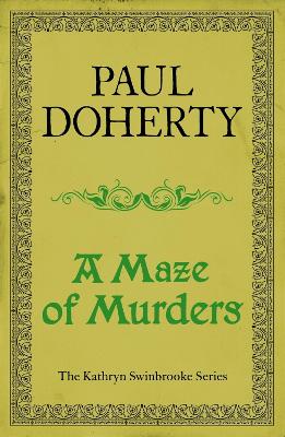 Book cover for A Maze of Murders