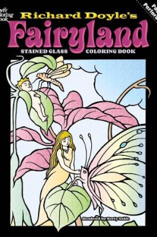 Cover of Fairyland Stained Glass Coloring Book