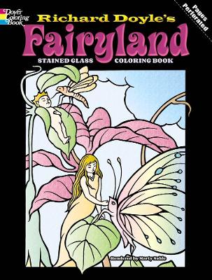 Book cover for Fairyland Stained Glass Coloring Book