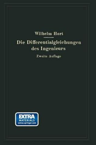 Cover of Die Differentialgleichungen Des Ingenieurs