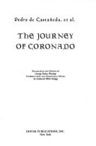 Cover of The Journey of Coronado